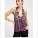 Free People Tops | Free People Dream Darlin Floral Tank Size Small | Color: Black/Pink | Size: S