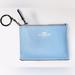 Coach Accessories | Coach Key Pouch With Gusset In Cross- Grain Leather | Baby Blue | Authentic | Color: Blue | Size: Os