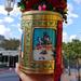 Disney Holiday | Firm! Nwot Disney Parks 2023 Disney Parks Holiday Gold Musical Tin Popcorn Buc | Color: Gold/Red | Size: Os