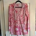 Lilly Pulitzer Swim | Lilly Pulitzer Size Small Cover-Up | Color: Pink/White | Size: S