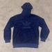 Adidas Shirts | Adidas Trefoil Sherpa Navy Blue Hoodie Sweatshirt Size Medium | Color: Blue | Size: M