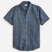 J. Crew Shirts | J. Crew Shirt Sleeve Linen Shirt- Spring Daisy Navy Blue- Xxl Slim | Color: Blue | Size: Xxl