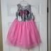 Disney Dresses | Disney Dress With Mickey Mouse | Color: Pink/Silver | Size: 5g