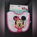 Disney Accessories | Disney Baby Minnie Mouse Bib | Color: Pink/White | Size: Osg
