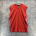 Adidas Shirts | Adidas Shirt Men's Large Adult Red White Outdoors Sleeveless Lightweight Casual | Color: Red | Size: L