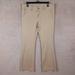 American Eagle Outfitters Pants & Jumpsuits | American Eagle Pants Womens 14 Beige Kick Boot Chino Flat Front Stretch | Color: Tan | Size: 14