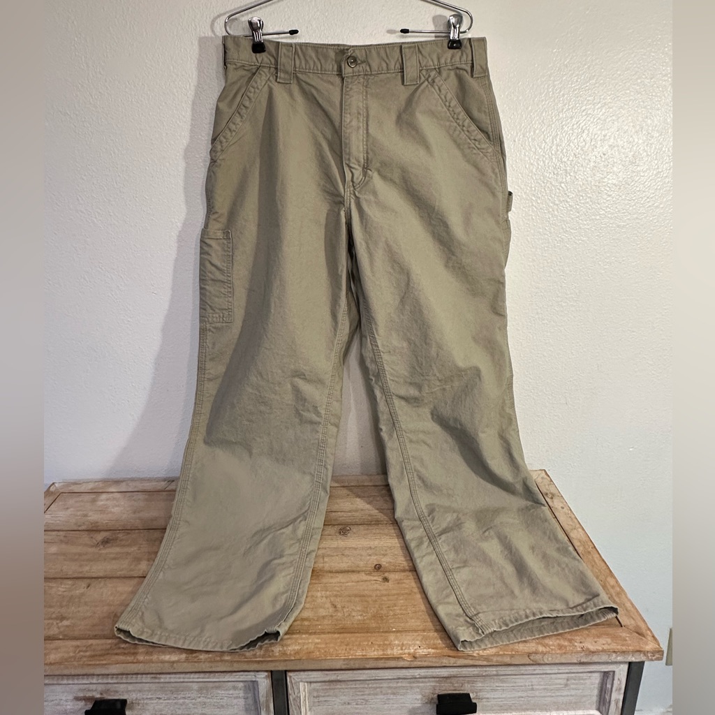 Carhartt Pants | Carhartt Tan Painters Pants Size 35x32 | Color: Tan | Size: 35x32