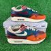 Nike Shoes | Nike Air Max 1 Kasina Won-Ang Orange Low Top Sneakers Mens 9 | Color: Orange/White | Size: 9