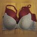 Victoria's Secret Other | 2 Victoria Secret Bras | Color: Gray/Red | Size: 36d