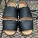 Anthropologie Shoes | Anthropologie Black Leather Espadrilles Size 39 Made In Spain | Color: Black/Cream | Size: 8.5