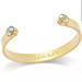 Kate Spade Jewelry | Kate Spade Polished Gold "Clean Slate" Aurora Borealis Crystal Cuff Bracelet | Color: Gold | Size: Os