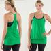 Lululemon Athletica Tops | Lululemon No Limits Tank Top Sports Bra Green Bean Slalom Stripe Inkwell | Color: Blue/Green | Size: 6