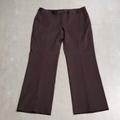 J. Crew Pants & Jumpsuits | J. Crew Womens Trousers Pants Low Fit Brown Straight High Rise Career Mature | Color: Brown | Size: 12