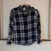 J. Crew Tops | J. Crew Boy Fit - Plaid - Long Sleeve - Button Down - Size Xxs Navy Blue | Color: Blue | Size: Xxs