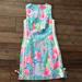 Lilly Pulitzer Dresses | Lilly Pulitzer Nwt Mila Stretch Shift Dress Swizzle In | Color: Blue/Green | Size: 00