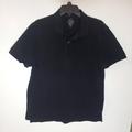 J. Crew Shirts | J. Crew Classic Polo Short Sleeve Shirt Mens Large Black 100% Cotton | Color: Black | Size: L