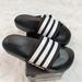 Adidas Shoes | Adidas Men's Adilette Shower Slides Black Pool Slides | Color: Black/White | Size: 8