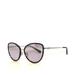 Coach Accessories | Coach 7093 90017a Black Silver Gray Purple Gradient Mirror Sunglasses Hc7093 | Color: Black/Silver | Size: Os