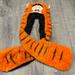 Disney Accessories | Disney Parks Plush Tigger Kids Winter Hat Ears Pockets Bv9 | Color: Black/Orange | Size: Osg