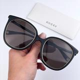Gucci Accessories | Gucci Gg1076s 002 Sunglasses Black Brown Oval Women | Color: Black/Brown | Size: Os
