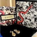 Gucci Jewelry | Gucci Sterling Silver Love Britt Double G Heart Drop Earrings | Color: Silver | Size: Os