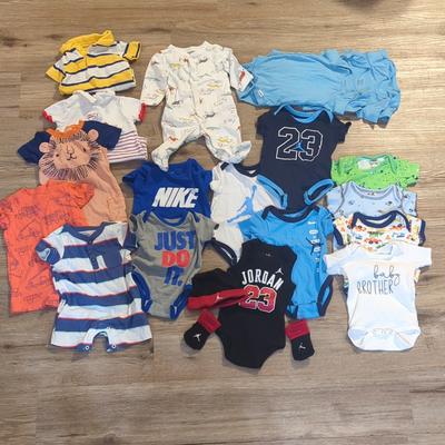 Nike Matching Sets | 0-3 Month Baby Boy Clothes Bundle | Color: Blue/Red | Size: 0-3mb