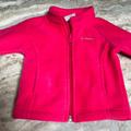 Columbia Jackets & Coats | Columbia Baby Girl Pink Fleece Jacket Full Zipper Sz 6-12 Months | Color: Pink | Size: 6-12 Months