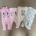 Disney One Pieces | Disney Baby Minnie Mouse Romper 18 Months Lot Of 4 Girl Toddler Infant Pink | Color: Pink/White | Size: 18mb