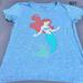 Disney Tops | Disney Little Mermaid Tshirt Women’s Large ( Read Description) | Color: Blue | Size: L