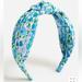 J. Crew Accessories | J Crew Knot Headband In Liberty Fabric | Color: Blue/White | Size: Os