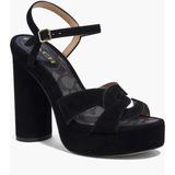 Coach Shoes | Coach Women's Talina Platform Dress Sandals Size 5 | Color: Black | Size: 5