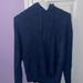 Pink Victoria's Secret Tops | Medium Cropped Sweater With Hoodie | Color: Blue | Size: M