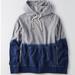 American Eagle Outfitters Shirts | New American Eagle Aeo Men’s Dip Dye Pullover Hoodie - Medium | Color: Blue/Gray | Size: M