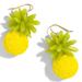 J. Crew Jewelry | J.Crew Statement Earrings Pineapple | Color: Green/Yellow | Size: Os