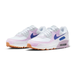 Nike Shoes | Nike Air Max 90 (Womens Size 10) Shoes Dx3316 100 White Doll Pink Platinum Lapis | Color: Pink/White | Size: 10