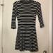 Kate Spade Dresses | Kate Spade 3/4 Sleeve Skater Dress | Color: Black/White | Size: Xs