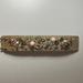 J. Crew Jewelry | **Rare** J.Crew Collection Crystal Leather Cuff | Color: Gold/Tan | Size: Os