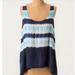 Anthropologie Tops | Anthropologie Ben & Lucia Aurora Tie Dye Tank || Medium | Color: Blue/White | Size: M