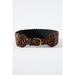 Anthropologie Accessories | Anthropologie| Wide Tabby Waist Belt Nwt | Color: Brown/Tan | Size: Os