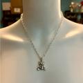 Coach Jewelry | Coach Silver-Toned Teddy Bear Pendant .925 Sterling Silver Necklace | Color: Silver | Size: Os