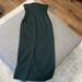 Zara Dresses | Forest Green Midi Strapless Zara Dress In Size M | Color: Green | Size: M