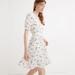 Madewell Dresses | Madewell Daylily Pintuck Dress In Sweet Blossoms | Color: White | Size: 6