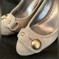 Coach Shoes | Coach Heels | Color: Gold/Tan | Size: 6.5