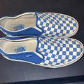 Vans Shoes | Blue Checkered Vans Size 10 | Color: Blue/White | Size: 10