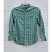 Ralph Lauren Shirts & Tops | Boys Ralph Lauren Shirt Medium 10-12 Green Navy Blue Plaid Button Down Cotton Ls | Color: Blue/Green | Size: 10b