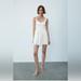 Zara Dresses | Combination White Zara Dress | Color: White | Size: S