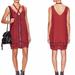 Free People Dresses | Free People Diamonds & Snakes Beaded Halter Mini Dress In Garnet Com - Xs | Color: Purple/Red | Size: Xs