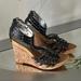 Jessica Simpson Shoes | Jessica Simpson Wedge Sandals | Color: Black | Size: 6