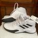Adidas Shoes | Boys Adidas Size 5 Adidas Own The Game K Wide Basketball Shoe Nwt | Color: Black/White | Size: 5b