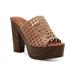 Jessica Simpson Shoes | Jessica Simpson Womens Beige 1-1/2"" Platform Shelbie Heeled Sandal 9.5 M | Color: Tan | Size: 9.5